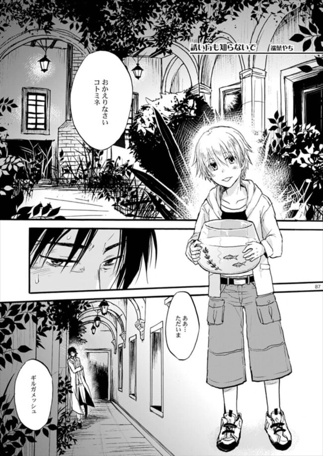 【Fate/stay night エロ同人】子供の姿のギルガメッシュに言峰が「抱いてくれ」www【無料 エロ漫画】 (1)