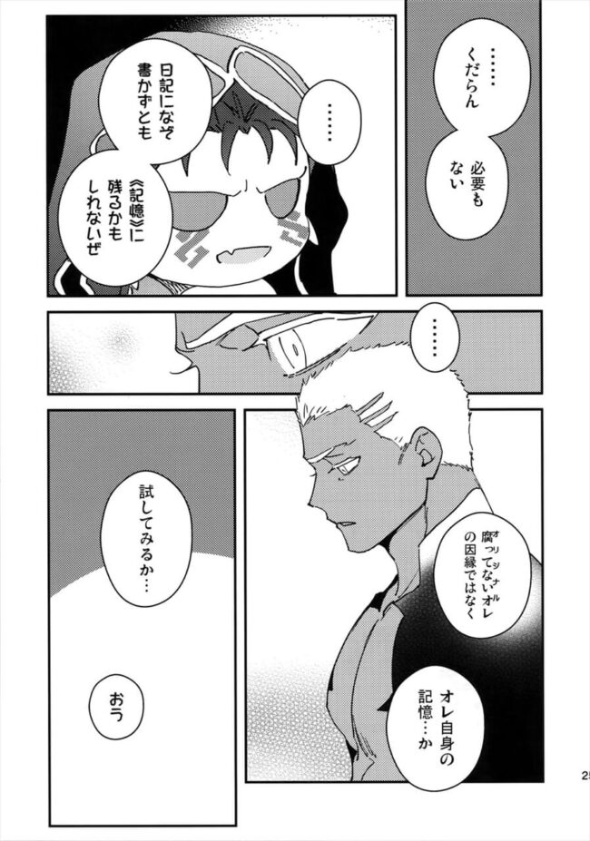 【FateGrand Order エロ同人】いつも強引なクー・フーリンに流されるまま従ってしまうエミヤ！【無料 エロ漫画】 (21)