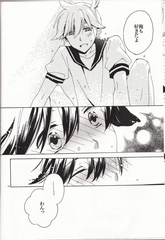 【VOCALOID エロ漫画】犬語しか喋れなくなったKAITOがセックスしたがってるのを察してアナルファック！【無料 エロ同人】 (15)
