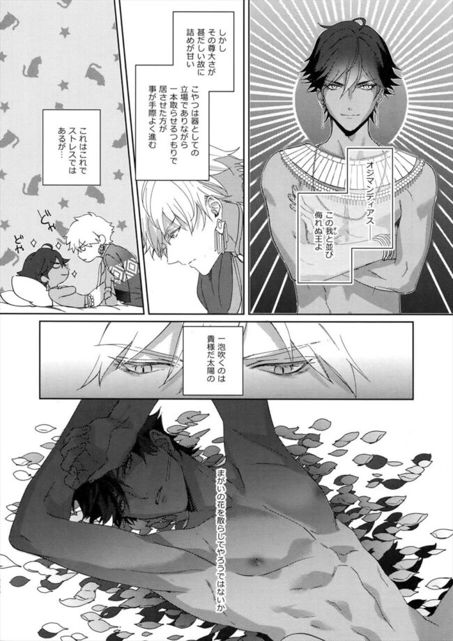 【FateGrand Order エロ漫画】ギルガメッシュ×オジマンディアスのアナルセックス。【無料 エロ同人】 (19)
